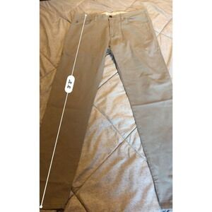 LinkSoul Dark Khaki Chino Cotton Bamboo Golf Pants Size 33‎